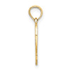 Lex & Lu 14k Yellow Gold 21 Inside Heart Charm - 2 - Lex & Lu