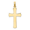 Lex & Lu 14k Yellow Gold Cross w/Starburst Center Charm - 4 - Lex & Lu