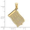 Lex & Lu 14k Yellow Gold Moveable Pages THE LORD IS MY SHEPHERD (PSALM 23) Charm - 3 - Lex & Lu