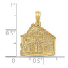 Lex & Lu 14k Yellow Gold The Pink House - Cape May, NJ Charm - 3 - Lex & Lu