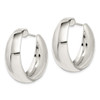 Lex & Lu Sterling Silver Fancy Hoop Earrings LAL23994 - 2 - Lex & Lu