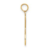 Lex & Lu 14k Yellow Gold Double Tennis Racket w/Ball Charm - 2 - Lex & Lu