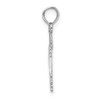 Lex & Lu 14k White Gold Polished R.N. Pendant - 2 - Lex & Lu