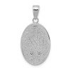 Lex & Lu 14k White Gold Miraculous Medal Pendant LALM1433W - 3 - Lex & Lu