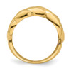 Lex & Lu 14k Yellow Gold Polished Entwined Braided Ring Size 7 - 2 - Lex & Lu