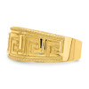 Lex & Lu 14k Yellow Gold Greek Key Pattern Dome Ring Size 7 - 4 - Lex & Lu