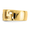 Lex & Lu 14k Yellow Gold Cut-Out Greek Key Band Ring Size 7 LALR740 - 4 - Lex & Lu