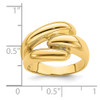 Lex & Lu 14k Yellow Gold Fancy Ring Size 7 - 3 - Lex & Lu