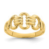 Lex & Lu 14k Yellow Gold Polished Freeform Knot Ring Size 7 LALR760 - Lex & Lu