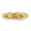 Lex & Lu 14k Yellow Gold Polished Braided Knot Ring Size 7 - 5 - Lex & Lu