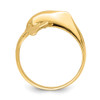 Lex & Lu 14k Yellow Gold Polished Dolphin Ring Size 7 LALR802 - 2 - Lex & Lu