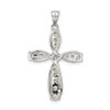 Lex & Lu Sterling Silver CZ Cross Pendant LAL24086 - 4 - Lex & Lu