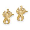 Lex & Lu 14k Yellow Gold Starfish Post Earrings - 2 - Lex & Lu