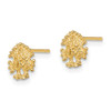 Lex & Lu 14k Yellow Gold Mini Sand Dollar Post Earrings - 2 - Lex & Lu