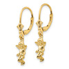 Lex & Lu 14k Yellow Gold Angel Leverback Earrings LALTF1773 - 2 - Lex & Lu