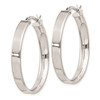 Lex & Lu Sterling Silver w/Rhodium Hinged Earrings LAL24119 - 2 - Lex & Lu