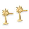 Lex & Lu 14k Yellow Gold Palm Tree Post Earrings - 2 - Lex & Lu