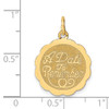 Lex & Lu 14k Yellow Gold A Date to Remember Charm LALXAC565 - 3 - Lex & Lu