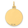 Lex & Lu 14k Yellow Gold Happy Anniversary Charm LALXAC570 - 4 - Lex & Lu