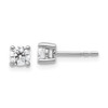 Lex & Lu 14k White Gold 1/2ctw Certified SI1/SI2, G H I, Lab Grown Dia. Earrings LAL264 - Lex & Lu