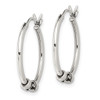 Lex & Lu Sterling Silver Hoop Earrings LAL24241 - 2 - Lex & Lu