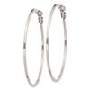 Lex & Lu Sterling Silver w/Rhodium Hinged Earrings LAL24245 - 2 - Lex & Lu
