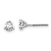 Lex & Lu 14k White Gold 3/4ctw SI1/SI2, G H I, Lab Grown Dia. 3 Prg Earrings LAL496 - Lex & Lu