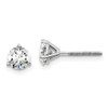 Lex & Lu 14k White Gold 1ctw VS/SI, D E F, Lab Grown Dia. 3 Prg Earrings LAL503 - Lex & Lu