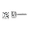 Lex & Lu 14k White Gold True Origin Lab Grown Dia. 1ctw VS/SI, D E F, 4 Earrings - Lex & Lu