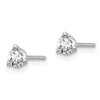 Lex & Lu 14k White Gold True Origin Lab Grown Dia. 1/3ctw VS/SI, D E F, Earrings LAL546 - 2 - Lex & Lu