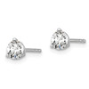 Lex & Lu 14k White Gold True Origin Lab Grown Dia. 1/2ctw VS/SI, D E F, Earrings LAL548 - 2 - Lex & Lu