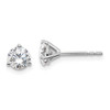 Lex & Lu 14k White Gold True Origin Lab Grown Dia. 1ctw VS/SI, D E F, Earrings LAL554 - Lex & Lu