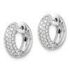 Lex & Lu 14k White Gold Lab Grown Diamond SI1/SI2, G H I, Earrings LAL664 - 2 - Lex & Lu