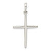 Lex & Lu Sterling Silver Polished Cross Pendant LAL24334 - Lex & Lu