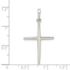 Lex & Lu Sterling Silver Polished Cross Pendant LAL24334 - 3 - Lex & Lu