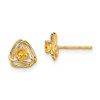 Lex & Lu 14k Yellow Gold Citrine Earrings LAL1403 - Lex & Lu