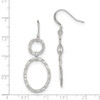 Lex & Lu Sterling Silver Hammered Dangle Earrings LAL24353 - 4 - Lex & Lu