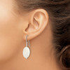 Lex & Lu Sterling Silver White Mother of Pearl Earrings LAL24355 - 3 - Lex & Lu