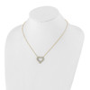 Lex & Lu 14k Yellow Gold True Origin Lab Grown Dia VS/SI, Heart Pendant Necklace LAL1997 - 4 - Lex & Lu