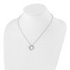 Lex & Lu 14k White Gold True Origin Lab Grown Dia Quatrefoil Floral Necklace LAL2008 - 4 - Lex & Lu