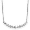 Lex & Lu 14k White Gold True Origin Lab Grown Dia. Fashion Pendant Necklace LAL2015 - Lex & Lu