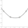 Lex & Lu 14k White Gold True Origin Lab Grown Dia. VS/SI, Fancy Station Necklace LAL2040 - 8 - Lex & Lu