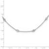 Lex & Lu 14k White Gold True Origin Lab Grown Dia. VS/SI, Fancy Station Necklace LAL2043 - 8 - Lex & Lu