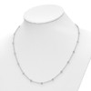 Lex & Lu 14k White Gold True Origin Lab Grown Dia. VS/SI, Fancy Station Necklace LAL2064 - 4 - Lex & Lu