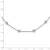 Lex & Lu 14k White Gold True Origin Lab Grown Dia. VS/SI, Fancy Station Necklace LAL2064 - 6 - Lex & Lu