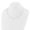 Lex & Lu 14k White Gold True Origin Lab Grown Dia. VS/SI, Multi Station Necklace LAL2120 - 5 - Lex & Lu