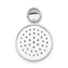 Lex & Lu 14k White Gold Lab Grown Diamond SI1/SI2, G H I, Fancy Circle Pendant LAL2165 - 3 - Lex & Lu