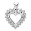 Lex & Lu Sterling Silver CZ Heart Pendant LAL24391 - 4 - Lex & Lu