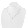 Lex & Lu 14k White Gold True Origin Lab Grown Dia. VS/SI, Slide Pendant Necklace LAL2305 - 4 - Lex & Lu