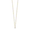 Lex & Lu 14k Yellow Gold True Origin Lab Grown Dia VS/SI, Slide Pendant Necklace LAL2307 - 2 - Lex & Lu